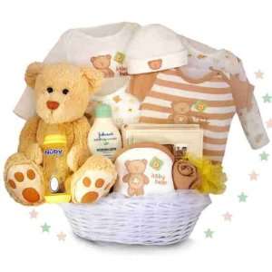  My First Teddy Bear   Deluxe Baby Gift Basket Everything 