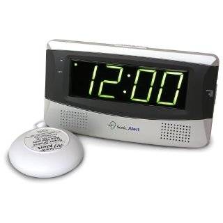 Sonic Alert SB300 Sonic Boom Loud Vibrating Alarm Clock with Large 