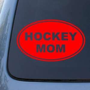  HOCKEY MOM   Vinyl Car Decal Sticker #1522  Vinyl Color 