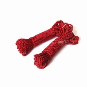  Silk Coated Role playing Rope   (Red) 