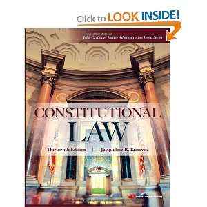  Constitutional Law, Thirteenth Edition (John C. Klotter 