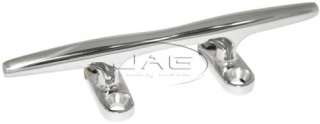 200mm 316 STAINLESS STEEL Slimline Bar Cleat   Boat  