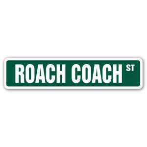   COACH Street Sign catering truck caterer gift Patio, Lawn & Garden