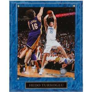  NBA Orlando Magic #15 Hedo Turkoglu 10.5 x 13 Player 
