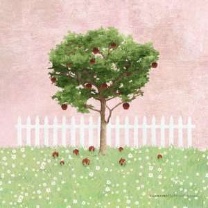  Apple Tree Garden Childrens Nursery Print