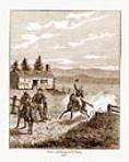 1860 Pony Express Station Cowboy and Riders  