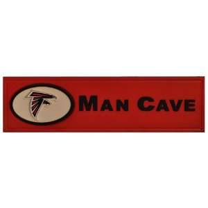    Atlanta Falcons Man Cave Wooden Bar Sign: Sports & Outdoors
