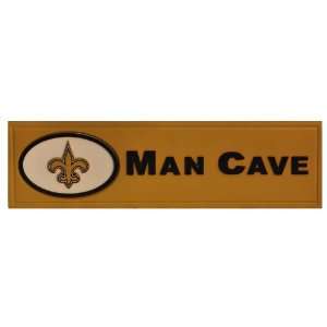  New Orleans Saints Man Cave Sign: Sports & Outdoors