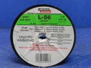 Lincoln Electric ER70S 6 MIG L 56 Welding Wire C42  