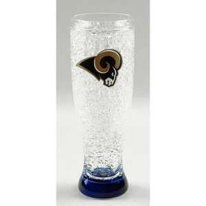  St. Louis Rams Crystal Pilsner Glass   Set of Two Sports 