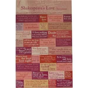  Shakespeares Love Quotations Magnet Set