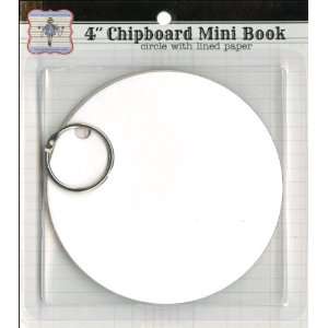  Chipboard Mini Book 4 1 Ring Circle 