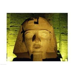  Ramses II statue Poster Print