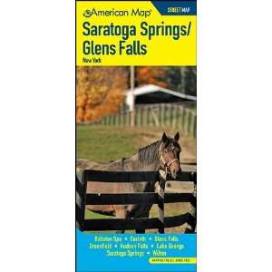   Saratoga Springs   Glens Falls New York Street Map