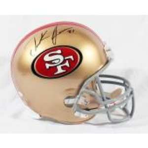  Frank Gore Signed Helmet   Autographed NFL Helmets: Sports 
