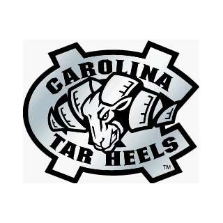    North Carolina Tar Heels Silver Auto Emblem **: Sports & Outdoors