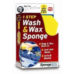 SpongeTech Wash & Wax Sponge, Yellow   50102 