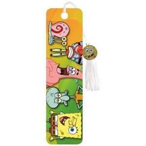  (2x6) SpongeBob SquarePants Characters TV Beaded Bookmark 