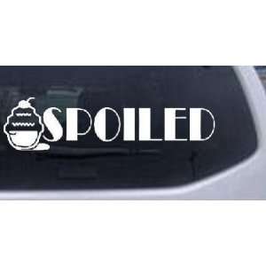  Spoiled With Cupcake Girlie Car Window Wall Laptop Decal 