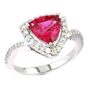  Pink spinel and white diamond gold ring.: Vanna Weinberg 