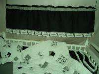 Baby Nursery Crib Bedding Set w/White Sox fabric  