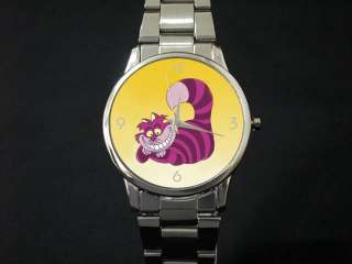 Cheshire cat Alice in Wonderland Stainless Watch  