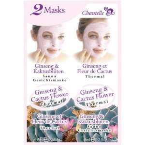  Chantelle Ginseng Thermal Face Masque 2 x 6ml Beauty