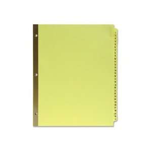Tabs, 3HP, 1 31, 11x8 1/2, CY   Sold as 1 ST   Preprinted Ring Book 