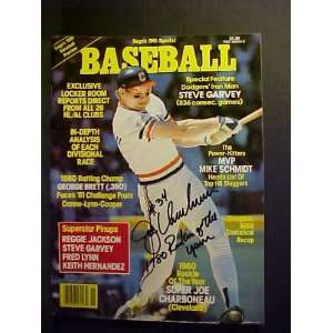  Joe Charboneau Cleveland Indians Autographed 1981 Saga 