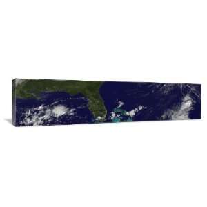  Hurricane From Space   Gallery Wrapped Canvas   Museum 