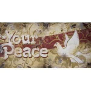  Rodney White 48W by 24H  Your Peace CANVAS Edge #4 1 