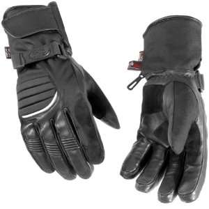  River Road Cheyenne Cold Weather Motorcycle Gloves Black 