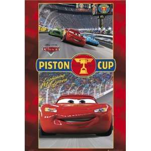  Cars   Movie Poster (Piston Cup)
