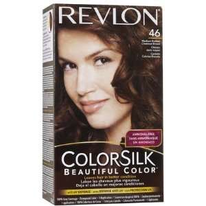 Colorsilk Permanent Hair Color, Medium Golden Chestnut Brown (46/4GM 