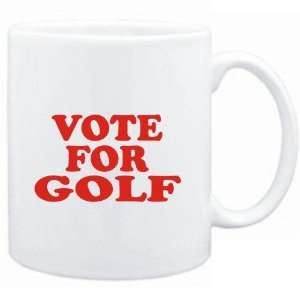 Mug White  VOTE FOR Golf  Sports: Sports & Outdoors
