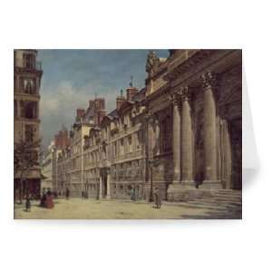  La Sorbonne by Paul Joseph Victor Dargaud   Greeting Card 