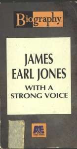 Biography James Earl Jones Strong Voice VHS RARE  
