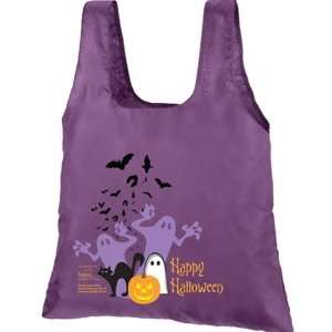  ChicoBag Halloween Trick or Treat Bags~Purple Ghost~Glow 