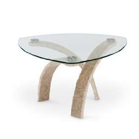   Home T1884 65 Cascade Pie Shaped Cocktail Coffee Table