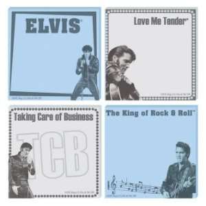  Set of 4 Elvis Presley Sticky Note Pads