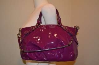 COACH NWT 15921 Madison Patent Sophia Berry Pink Satchel Bag NEW 