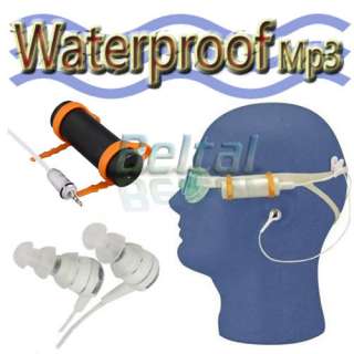 4GB Waterproof Swimming Water Sport FM MP3 Player Black  