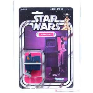    Vintage Star Wars Power Droid 21 Back B AFA 75: Toys & Games
