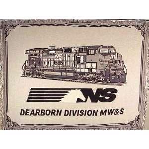  Norfolk Southern Railroad   Dearborn Div. MW&S Throw