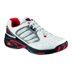  Wilson 11 Mens Tour Vision Tennis Shoe (White/Black/Red 