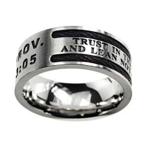  Trust Cable Christian Purity Ring Jewelry