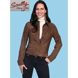  Scully Lamb Leather Suede Jacket L969 Womens Cocoa 