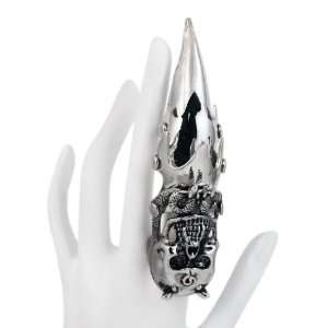  Skull Gothic Finger Armor Ring Jewelry