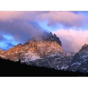  Dawn Light on Peaks Above Sesto Valley, Dolomiti Di Sesto 