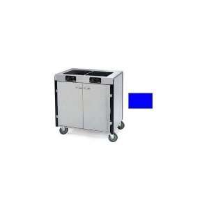   Mobile Cooking Cart w/ 2 Induction Stove, Royal Blue